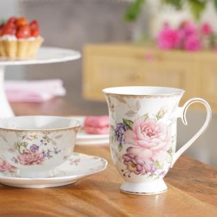 Villa Italia Kate Kubek porcelanowy 340ml kwiaty