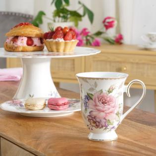 Villa Italia Kate Kubek porcelanowy 340ml kwiaty