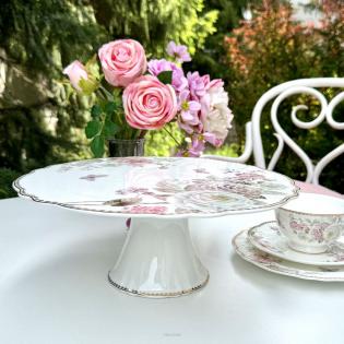 Villa Italia Margaret Patera do ciasta 30cm kwiaty i motyle