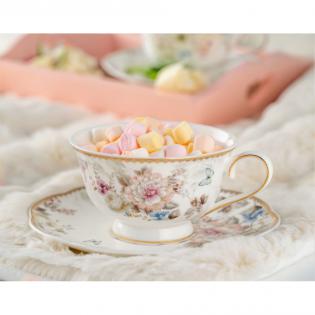 Villa Italia Isabelle Filiżanka ze spodkiem do herbaty 220ml kwiaty