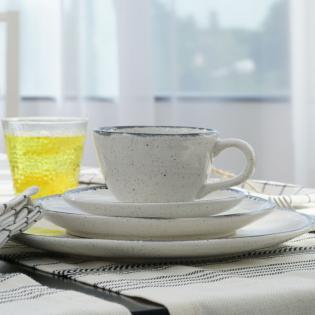 Villa Italia Vanilla Filiżanka ze spodkiem do herbaty 250ml ceramika