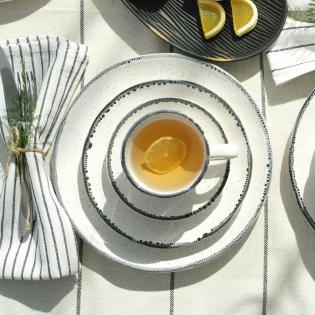 Villa Italia Vanilla Filiżanka ze spodkiem do herbaty 250ml ceramika