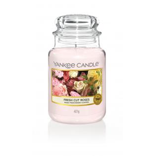 Yankee Candle Fresh Cut Roses świeca zapachowa duża