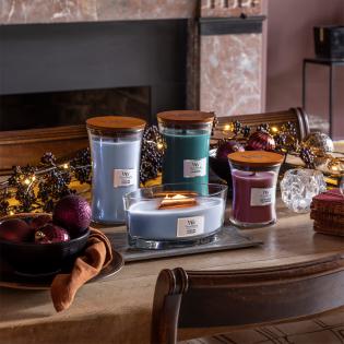 Woodwick Hypnoflora świeca zapachowa elipsa z drewnianym knotem