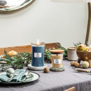 Woodwick Antiquarium świeca zapachowa duża z drewnianym woskiem