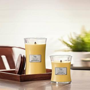 Woodwick Seaside Mimosa świeca zapachowa duża z drewnianym knotem