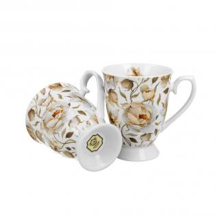 Duo English Roses White Zestaw 2 kubków porcelanowych 300ml