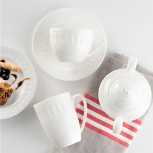 Villa Italia Mesyna White Kubek porcelanowy 350ml