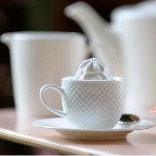 Villa Italia Bari White Filiżanka/spodek do herbaty 250ml