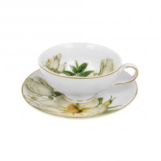 Duo Magnolia Gold Filiżanka 220ml ze spodkiem