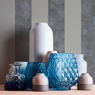 Tapeta AS Creation Trendwall 37271-1 pasy szare brokat