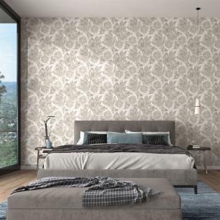 Tapeta Erismann Spotlight 2 10402-37 liście beżowe