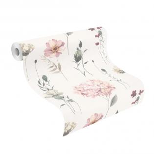 Tapeta Rasch Kids World 300642 kwiaty hortensji