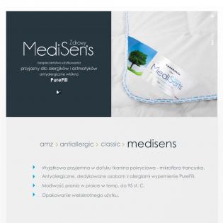 Poduszka AMZ Medisens antyalergiczna pikowana