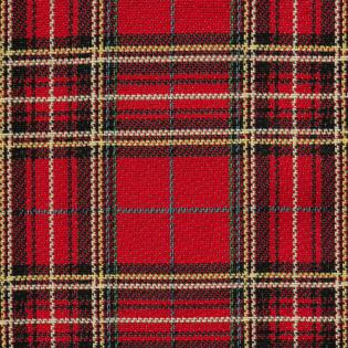 Bieżnik świąteczny Look 85x85cm krata czerwona