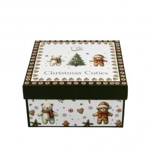 Duo Christmas Cuties filiżanka ze spodkiem 220ml Ciasteczkowy Ludzik