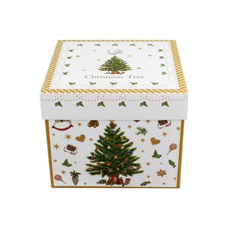 Duo Christmas Tree Filiżanka świąteczna ze spodkiem 220ml 2 szt. Choinka świąteczna