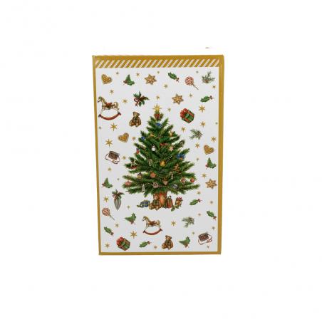 Duo Christmas Tree pojemnik świąteczny porcelanowy na ciastka i pierniki