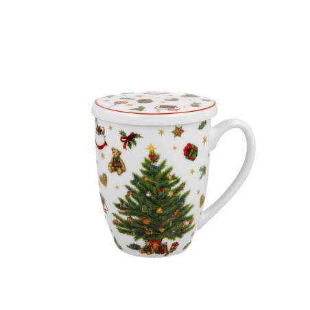 Christmas Tree Kubek świąteczny z zaparzaczem 350ml