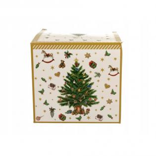 Duo Christmas Tree dzbanek z filiżanką świąteczną ze spodkiem 350ml Choinka świąteczna