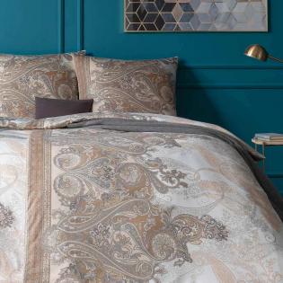 Pościel Estella Karina 6357/230 mako interlock jersey paisley beżowa