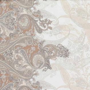 Pościel Estella Karina 6357/230 mako interlock jersey paisley beżowa