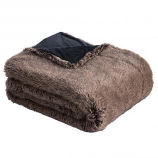 Koc futrzany Bugatti 3930-300 brązowy 150x200