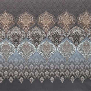 Pościel Estella Sophia 6347/920 mako interlock jersey ornamenty brązowe