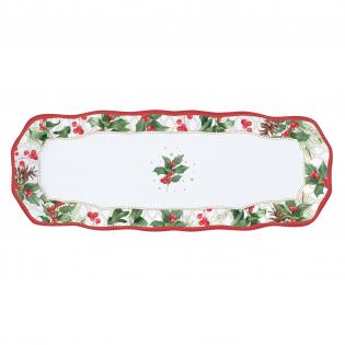 Easy Life Christmas Berries Patera świąteczna na ciasteczka 37x14cm