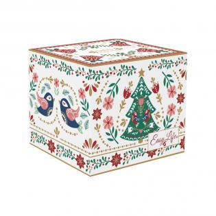 Easy Life Christmas Folk Kubek świąteczny 300ml choinka