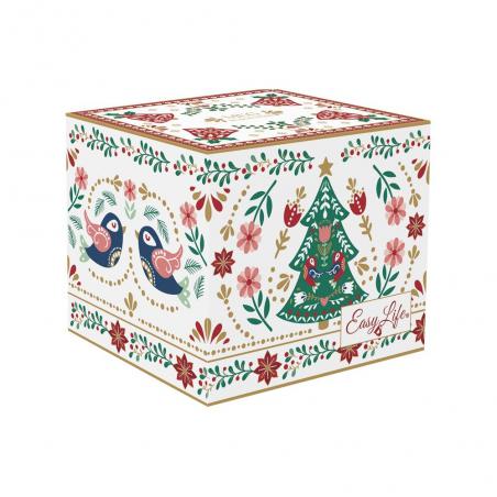 Easy Life Christmas Folk Kubek świąteczny 300ml choinka