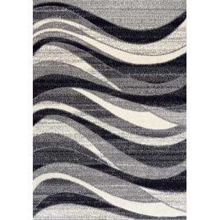 Dywan Romantic nowoczesny szary fala 17991-18411