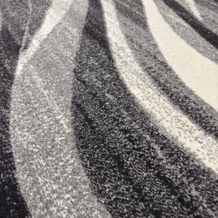 Dywan Romantic nowoczesny szary fala 17991-18411