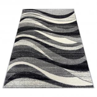 Dywan Romantic nowoczesny szary fala 17991-18411