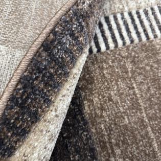 Dywan Romantic brązowy geometryczny 58352-18422 owal