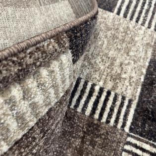 Dywan Romantic brązowy geometryczny 58351-18422