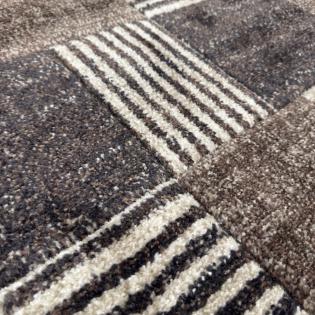 Dywan Romantic brązowy geometryczny 58351-18422