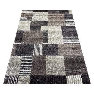 Dywan Romantic brązowy geometryczny 58351-18422