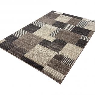 Dywan Romantic brązowy geometryczny 58351-18422