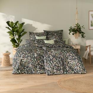 Pościel Estella Nadia 7956/920 mako satyna liście