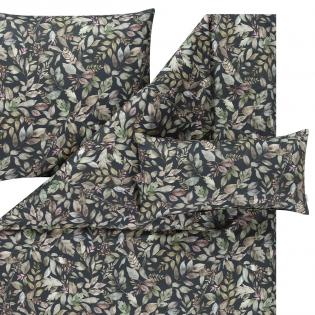 Pościel Estella Nadia 7956/920 mako satyna liście