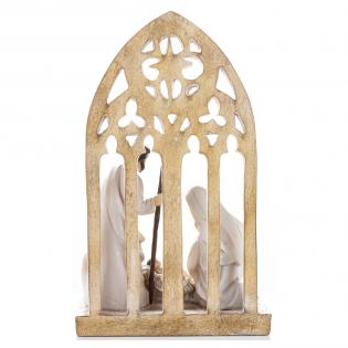 Figurka Szopka Bożonarodzeniowa 28cm kremowa 170095