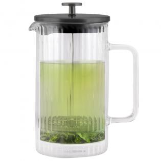 Vialli Design Tulip Zaparzacz do kawy i herbaty z podwójną ścianką 1000ml grafit mat