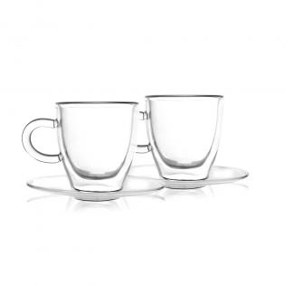 Vialli Design Amo Komplet 2 szklanek do espresso 50ml termicznych