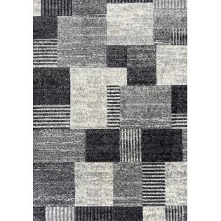 Dywan Romantic nowoczesny szary geometryczny 58351-18411