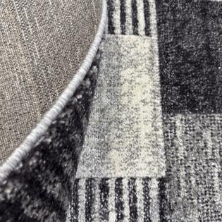 Dywan Romantic nowoczesny szary geometryczny 58351-18411