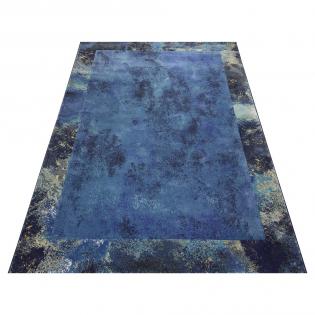 Dywan Ragolle Argentum 63970 5241 niebieski ramka