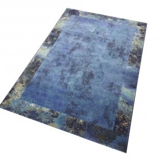 Dywan Ragolle Argentum 63970 5241 niebieski ramka