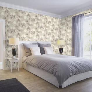 Tapeta Rasch Incanto 659856 duże beżowe liście