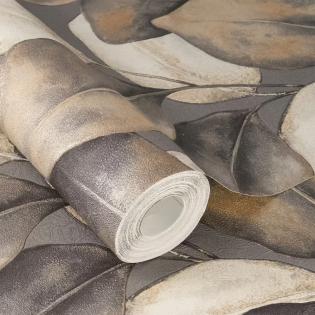 Tapeta Rasch Incanto 659887 duże brązowe liście